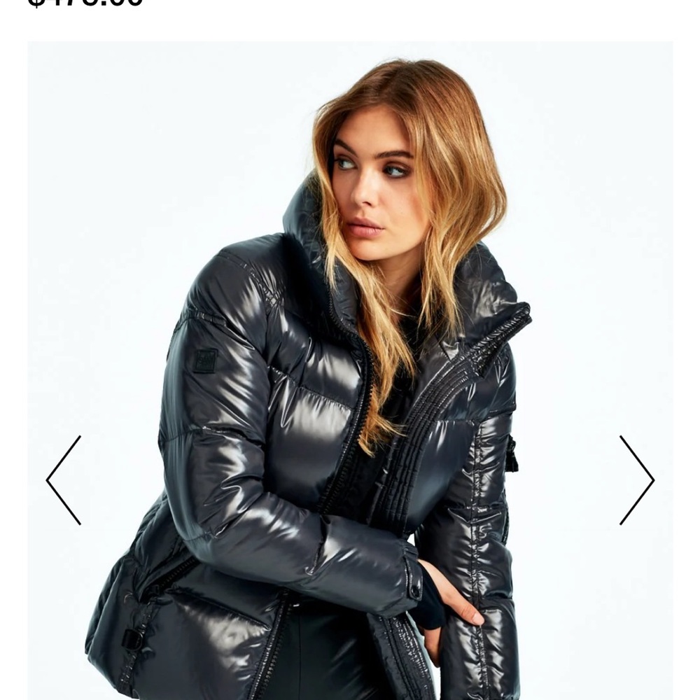 Shiny Puffer Jacket - Picture 5 of 7